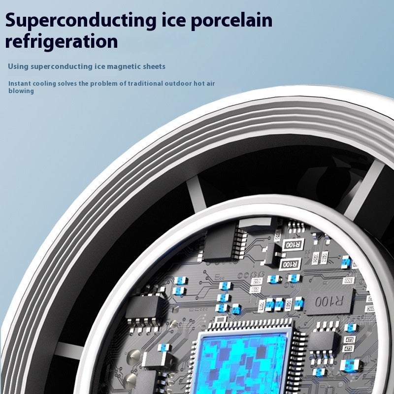 USB Powered Digital Display Ice Cold Fan