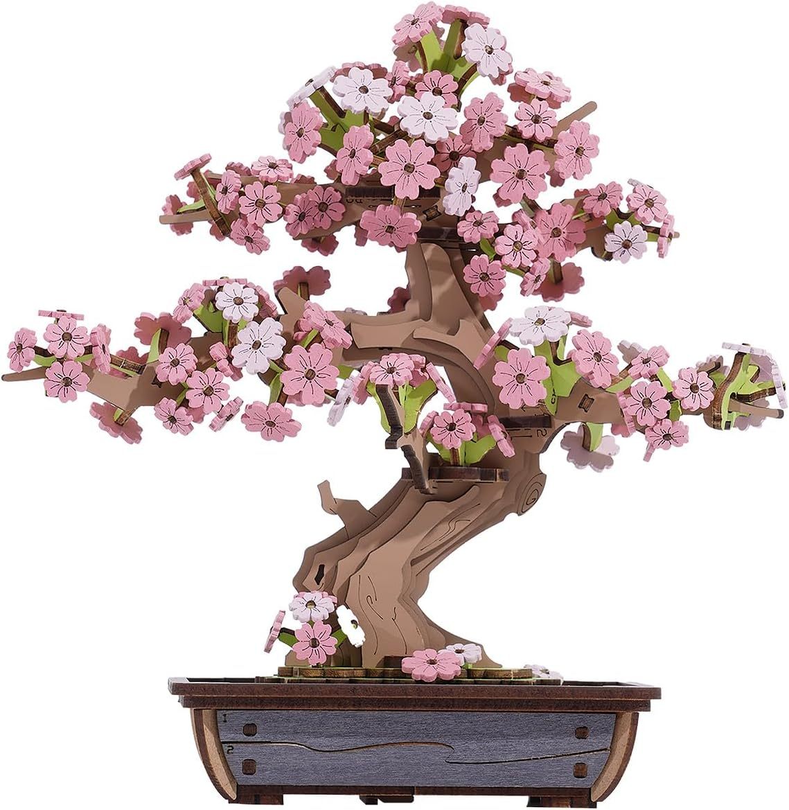 Flower Sakura Bonsai Wooden 3D Puzzle