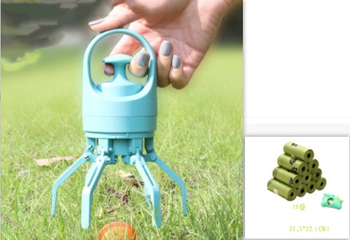 Portable Pooper Scooper With Built-in Poop Bag