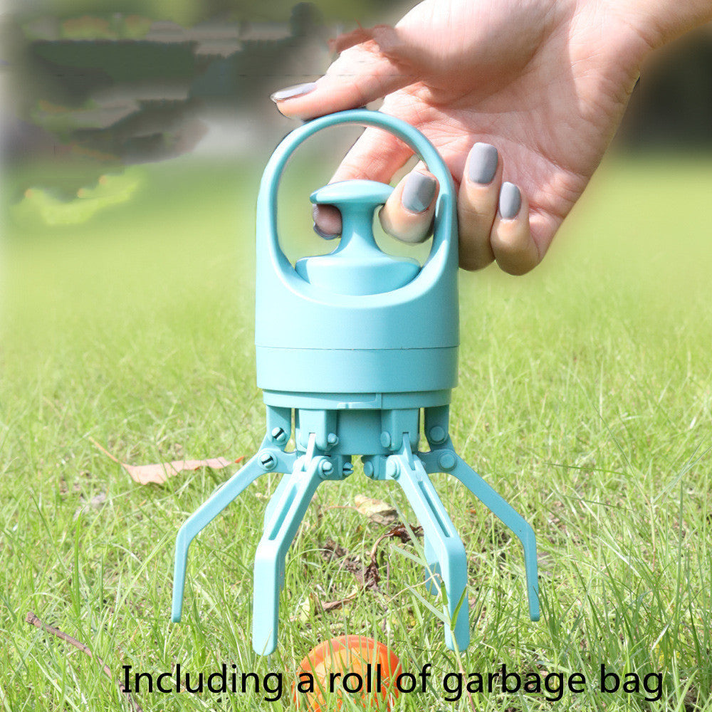 Portable Pooper Scooper With Built-in Poop Bag