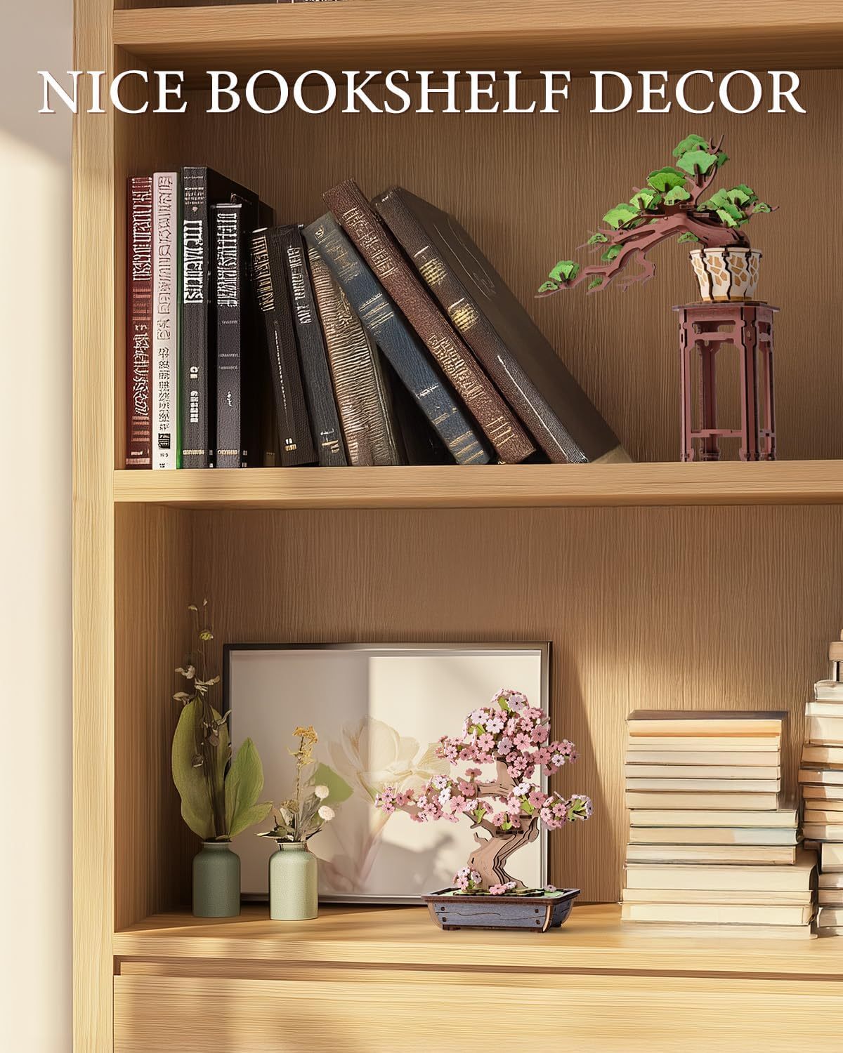 Flower Sakura Bonsai Wooden 3D Puzzle