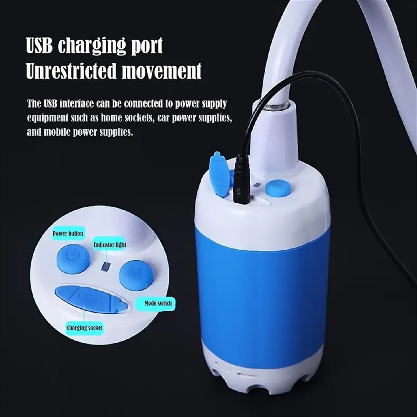 Portable Electric Camping Shower