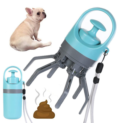 Portable Pooper Scooper With Built-in Poop Bag