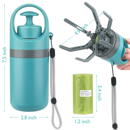 Portable Pooper Scooper With Built-in Poop Bag